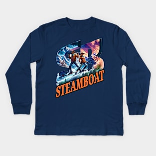 STEAMBOAT Kids Long Sleeve T-Shirt